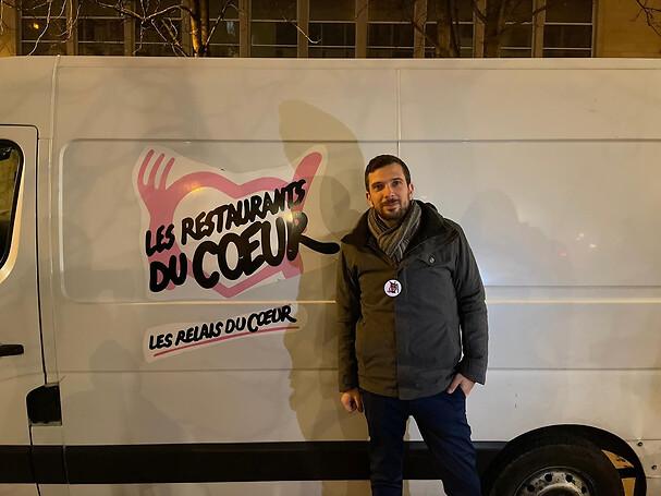 Clément de Châteauform', bénévole aux Restos du Cœur depuis 2011 !